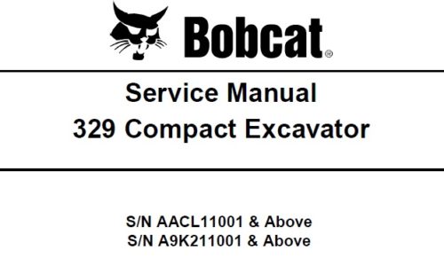 Bobcat 329 Compact Excavator