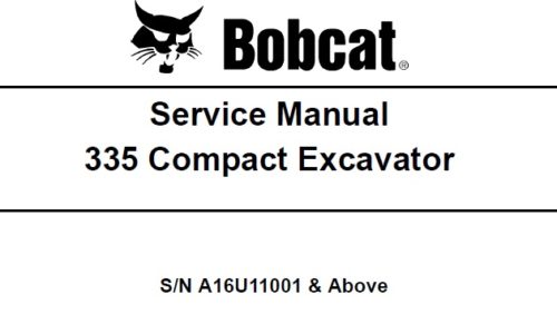 Bobcat 335 Compact Excavator