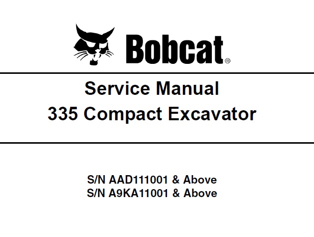 Bobcat 335 Compact Excavator