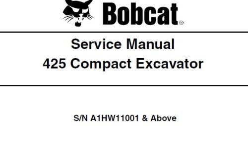 Bobcat 425 Compact Excavator