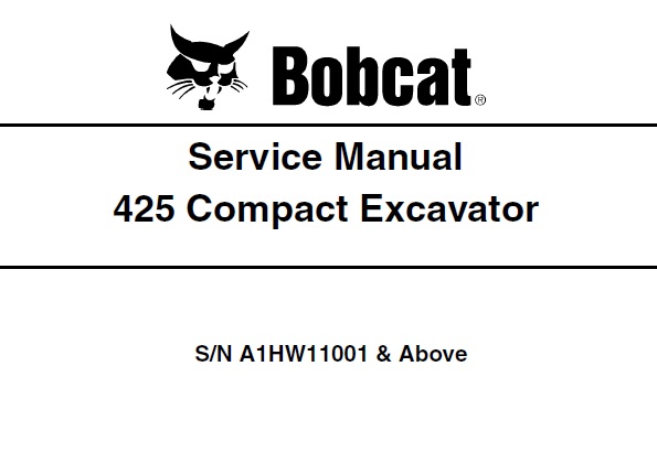 Bobcat 425 Compact Excavator