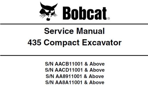 Bobcat 435 Compact Excavator