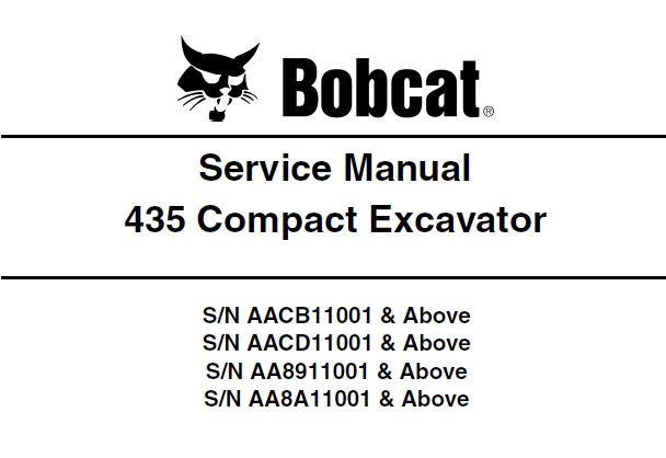 Bobcat 435 Compact Excavator