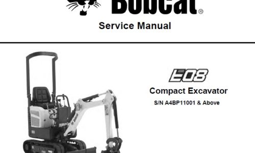 Bobcat E08 Compact Excavator