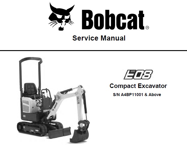 Bobcat E08 Compact Excavator