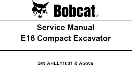 Bobcat E16 Compact Excavator