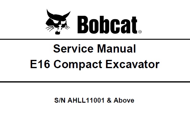 Bobcat E16 Compact Excavator