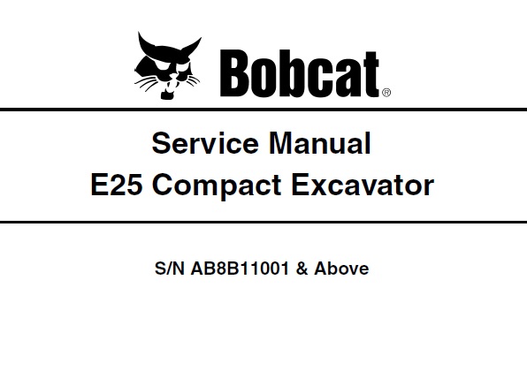 Bobcat E25 Compact Excavator