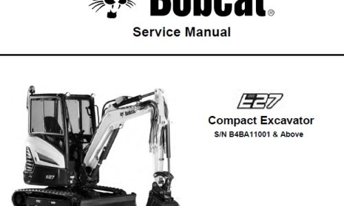 Bobcat E27 Compact Excavator