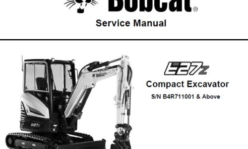 Bobcat E27z Compact Excavator