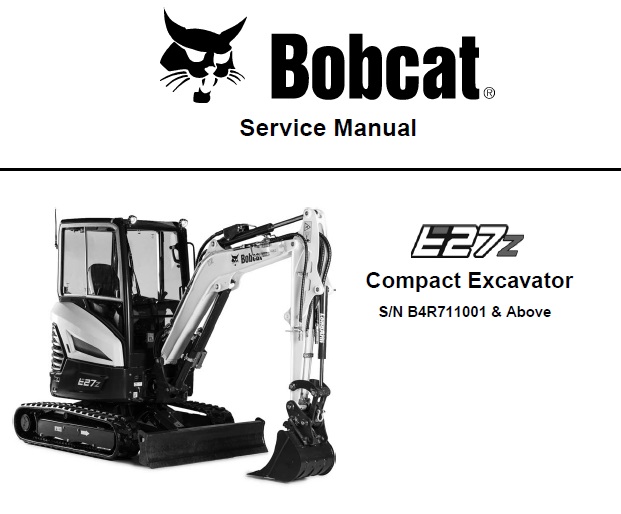 Bobcat E27z Compact Excavator