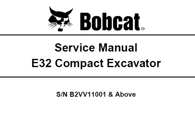 Bobcat E32 Compact Excavator