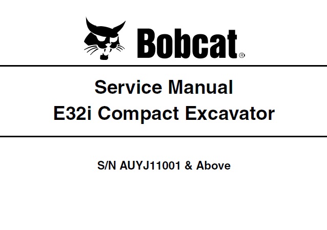 Bobcat E32i Compact Excavator