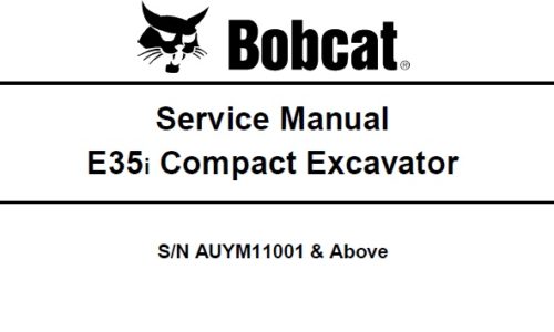 Bobcat E35i Compact Excavator