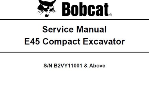 Bobcat E45 Compact Excavator