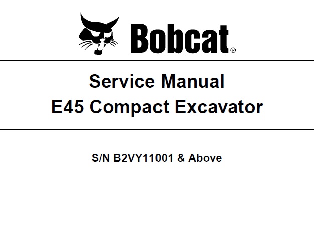 Bobcat E45 Compact Excavator