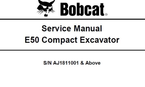 Bobcat E50 Compact Excavator