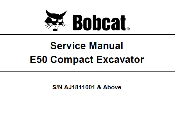 Bobcat E50 Compact Excavator