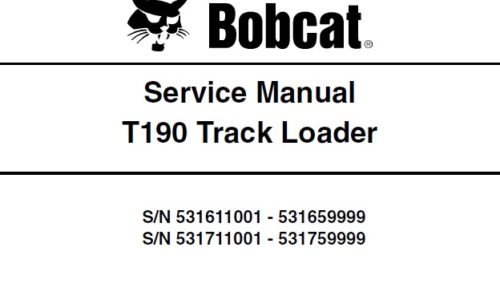 Bobcat T190 Track Loader