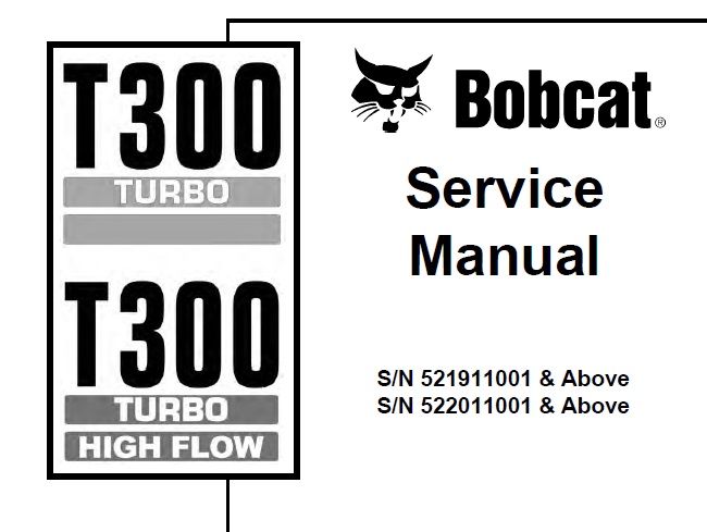 Bobcat T300 Turbo, T300 Turbo High Flow Compact Track Loader