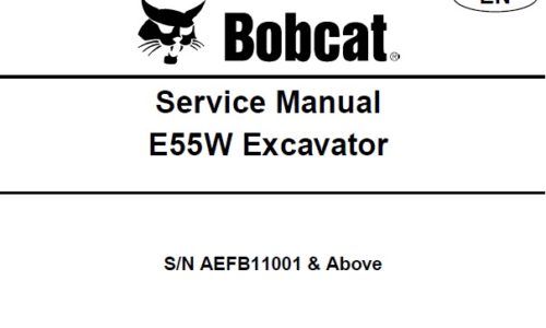 Bobcat E55W Excavator