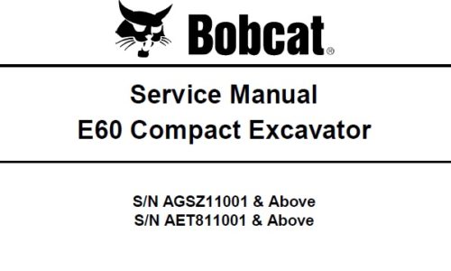 Bobcat E60 Compact Excavator