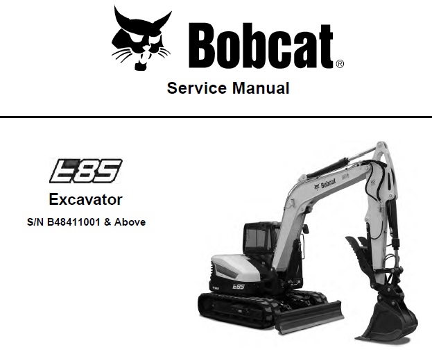 Bobcat E85 Excavator