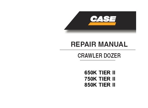 Case 650K TIER 2, 750K TIER 2, 850K TIER 2 Crawler Dozer