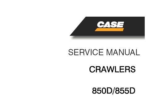 Case 850D, 855D Crawler Excavator