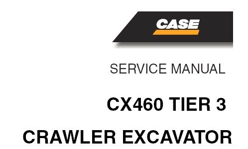 Case CX460 TIER 3 Crawler Excavator