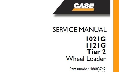 Case 1021G , 1121G Tier 2 Wheel Loader