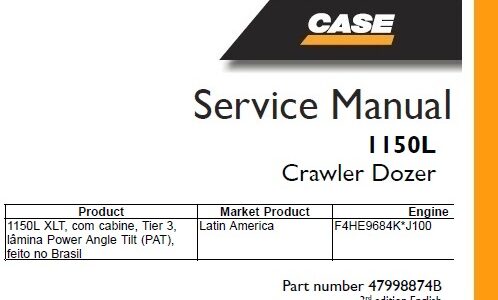 Case 1150L Crawler Dozer (1150L XLT, With cab, Tier 3, Power Angle Tilt (PAT) Blade)