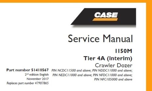 Case 1150M Tier 4A (interim) Crawler Dozer