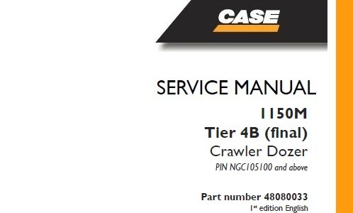 Case 1150M Tier 4B (final) Crawler Dozer