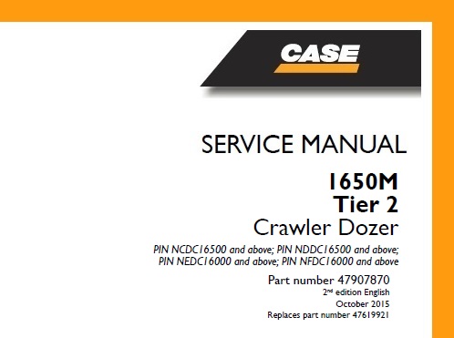 Case 1650M Tier 2 Crawler Dozer