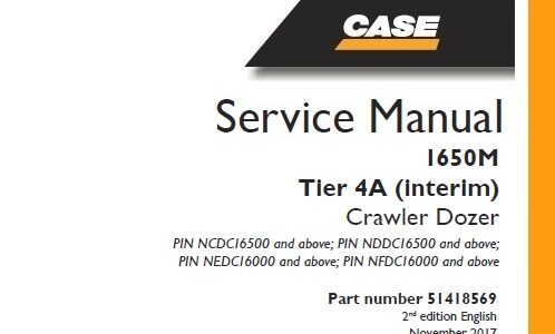 Case 1650M Tier 4A (interim) Crawler Dozer