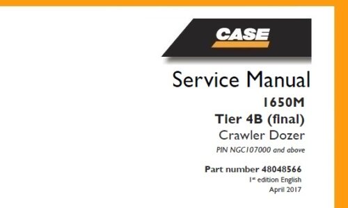 Case 1650M Tier 4B (final) Crawler Dozer