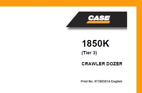 Case 1850K (Tier 3) Crawler Dozer