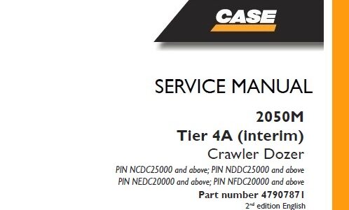 Case 2050M Tier 4A (interim) Crawler Dozer