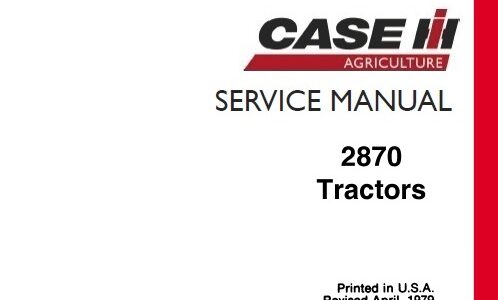 Case 2870 Tractor