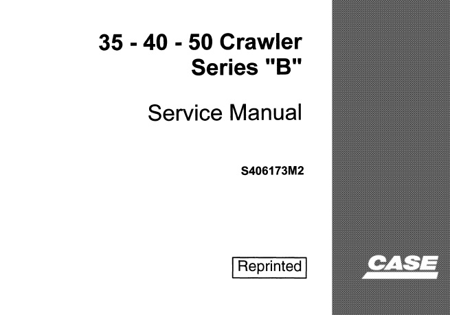 Case 35 - 40 - 50 Crawler Series B (DROTT)