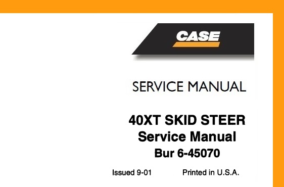 Case 40XT Skid Steer Loader