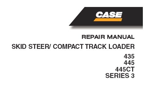 Case 435, 445, 445CT Series 3 Compact Track Loader