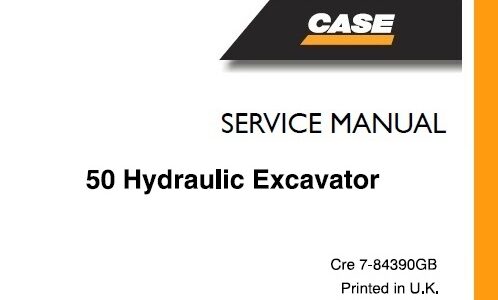 Case 50 Hydraulic Excavator