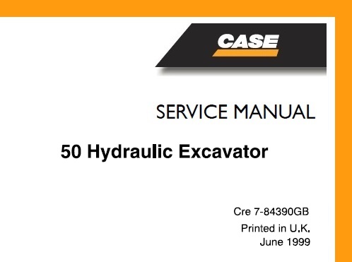 Case 50 Hydraulic Excavator