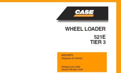 Case 521E Tier 3 Wheel Loader