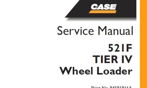 Case 521F Tier IV Wheel Loader