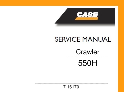 Case 550H Crawler Dozer Service Repair Manual