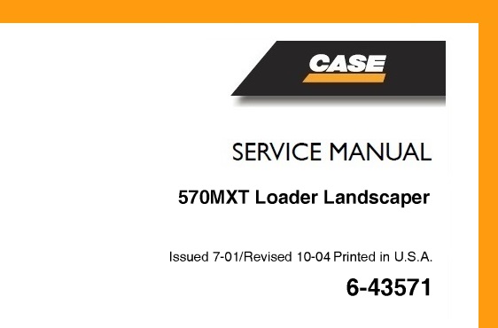 Case 570MXT Loader Landscaper