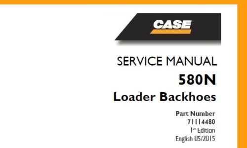 Case 580N Loader Backhoe